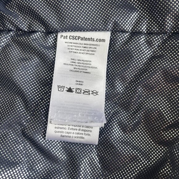 Columbia Omni-Heat Quilted Blue Puffer Jacket Women Size Large Full Zip Packable - Picture 9 of 12
